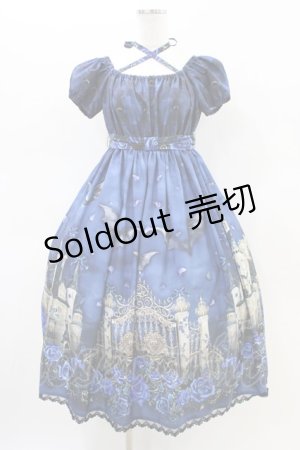 画像: Enchantlic Enchantilly / 幻影薔薇城〜コウモリ公爵からの招待状〜ワンピース Free 青い夜 H-26-02-19-1033-LO-OP-NS-ZH