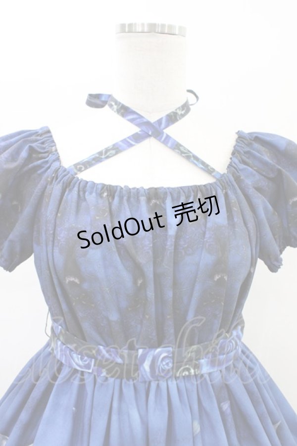 画像4: Enchantlic Enchantilly / 幻影薔薇城〜コウモリ公爵からの招待状〜ワンピース Free 青い夜 H-26-02-19-1033-LO-OP-NS-ZH (4)