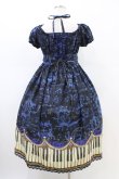 画像2: Enchantlic Enchantilly / アンティークエレガンスピアノワンピース Free ブラック/ブルー H-26-02-19-1034-LO-OP-NS-ZH (2)