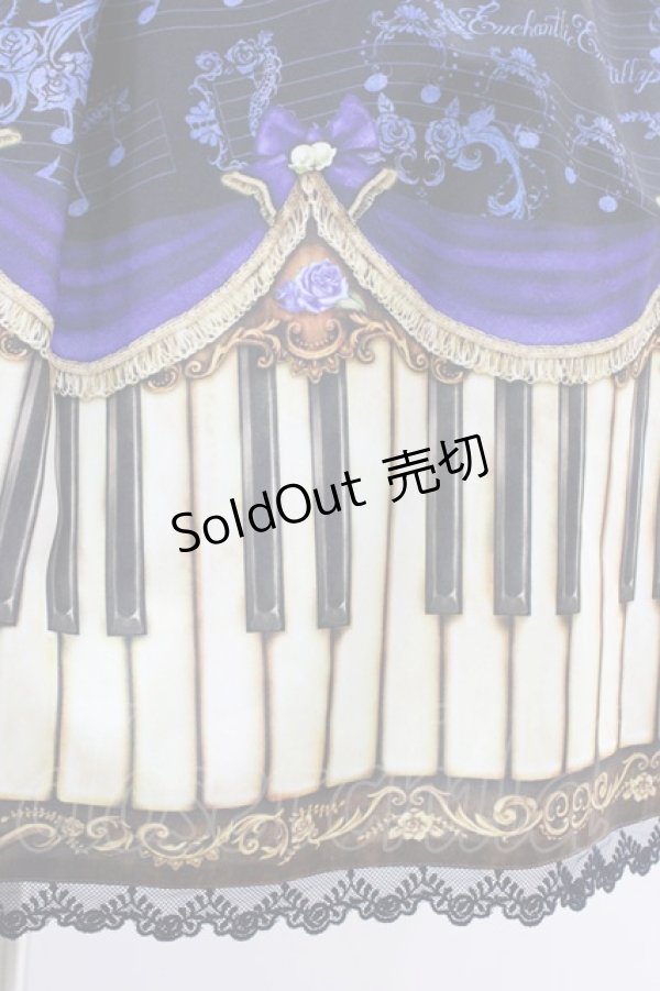 画像5: Enchantlic Enchantilly / アンティークエレガンスピアノワンピース Free ブラック/ブルー H-26-02-19-1034-LO-OP-NS-ZH (5)