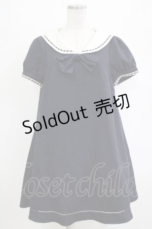 画像: Secret Honey / セーラーワンピース Free ネイビー H-26-02-20-028-CA-OP-NS-ZH