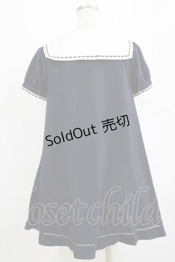 画像3: Secret Honey / セーラーワンピース Free ネイビー H-26-02-20-028-CA-OP-NS-ZH (3)