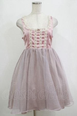 画像: mon lily / シャーリングワンピース M ピンク H-26-02-20-030-LO-OP-NS-ZH