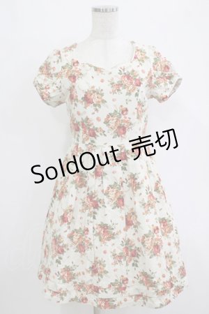 画像: F&A / 花柄ワンピース Free IVORY H-26-02-20-031-LO-OP-NS-ZH