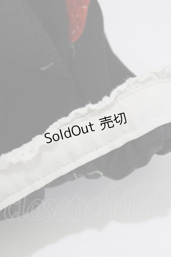 画像5: Ank Rouge / ランダムチェリーベリー衿付きワンピース M ブラック H-26-02-20-032-CA-OP-NS-ZH (5)