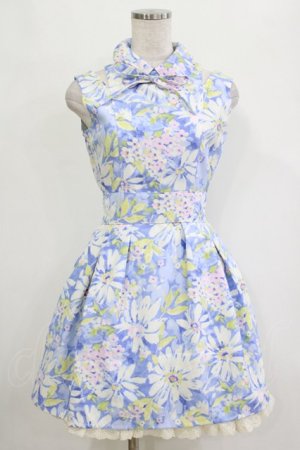 画像: LIZ LISA / 花柄ワンピース Free ブルー H-26-02-20-033-LO-TO-NS-ZH