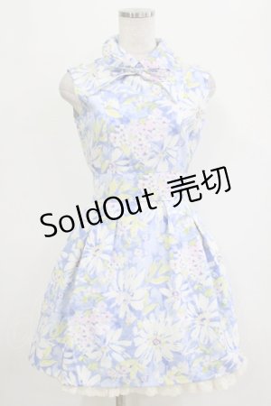 画像: LIZ LISA / 花柄ワンピース Free ブルー H-26-02-20-033-LO-TO-NS-ZH