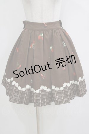 画像: Ank Rouge / BerryChocolateスカート M ブラウン H-26-02-20-037-CA-SK-NS-ZH