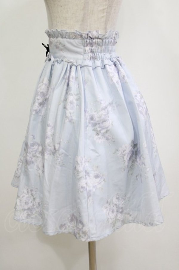 画像2: Ank Rouge / 花柄スカート M サックス H-26-02-20-041-CA-SK-NS-ZH (2)