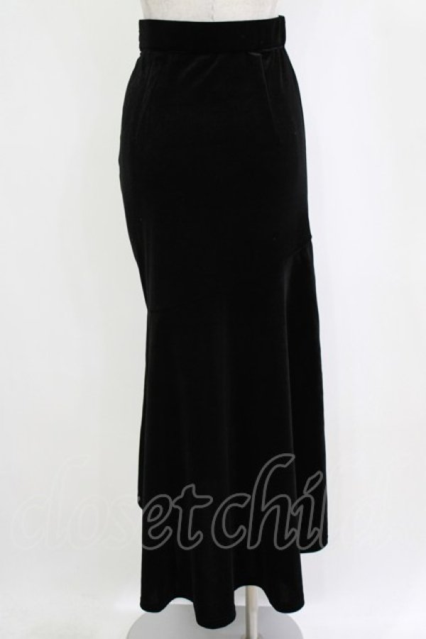 画像3: LOLITAその他 / LVEU./Shirring velour mermaid skirt Free ブラック H-26-02-20-045-LO-SK-NS-ZH (3)