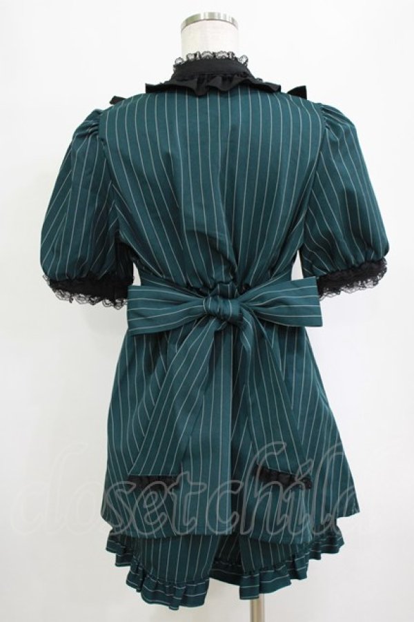 画像3: NOEMIE / ゴシックヨークフリルセットアップ M グリーン H-26-02-20-046-LO-OP-NS-ZH (3)
