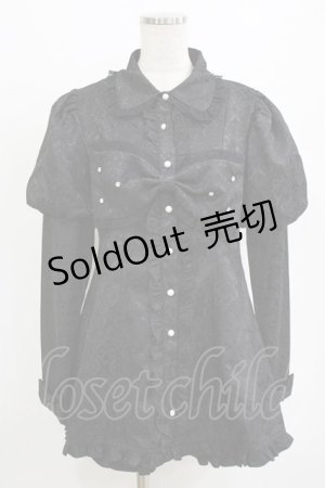 画像: Ank Rouge / リボンジャガードセットアップ M ブラック H-26-02-20-047-CA-OP-NS-ZH