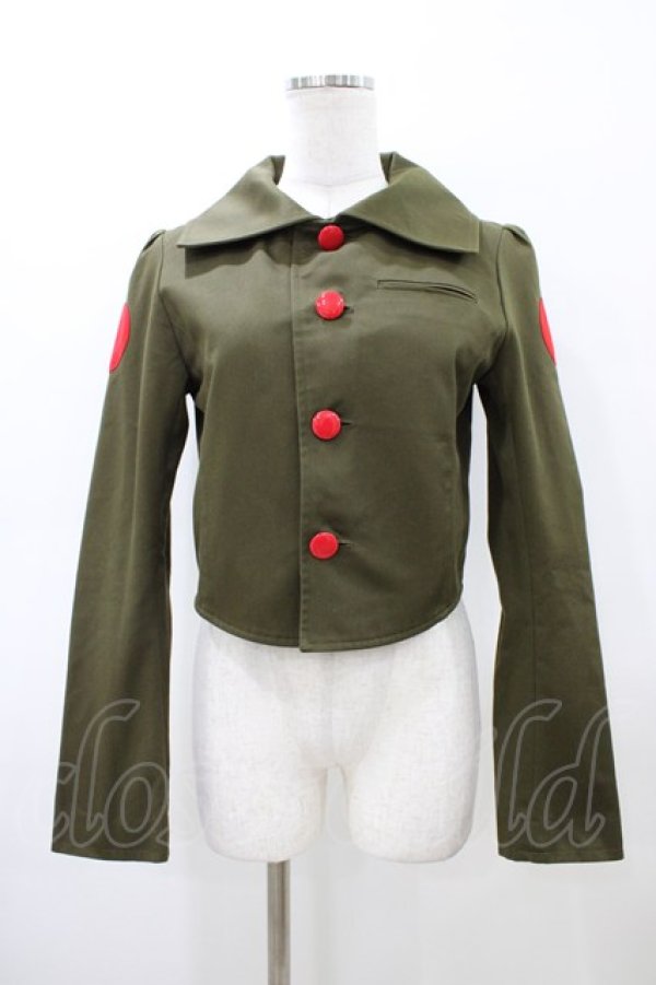 画像1: ZOESTYLES / ドラキュラ番長ショートジャケット  カーキ H-26-02-20-1033-GO-JA-KB-ZH (1)