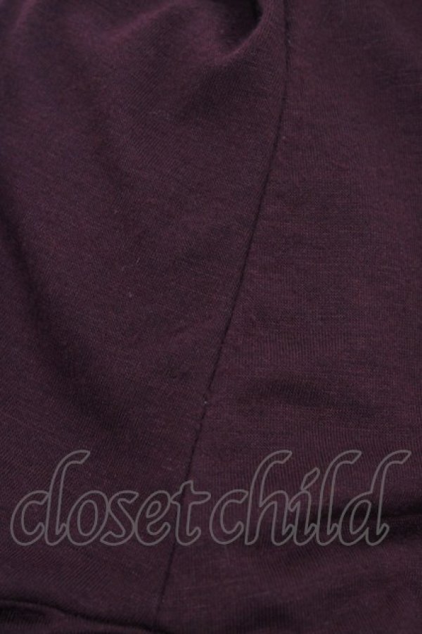 画像3: ALGONQUINS / 配色カットロングカーデ  ブラック×ボルドー H-26-02-20-1034-AL-TO-KB-ZH (3)