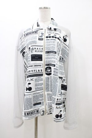 画像: MILKBOY / CHERRY TALES JACKET  オフ H-26-02-20-1042-MB-JA-KB-ZH