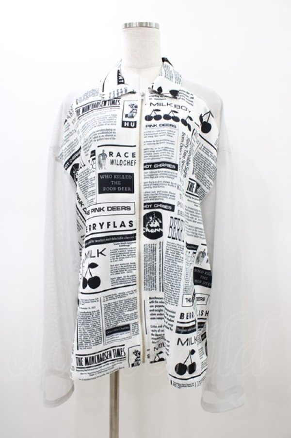 画像1: MILKBOY / CHERRY TALES JACKET  オフ H-26-02-20-1042-MB-JA-KB-ZH (1)