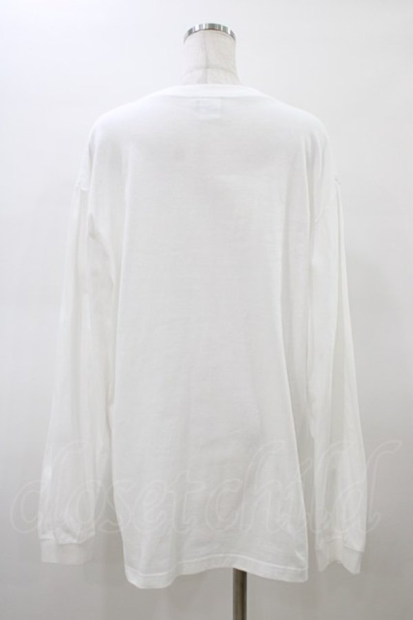 画像2: NieR Clothing / プリントLONG CUTSEW XL 白 H-26-02-20-1046-PU-TO-KB-ZH (2)