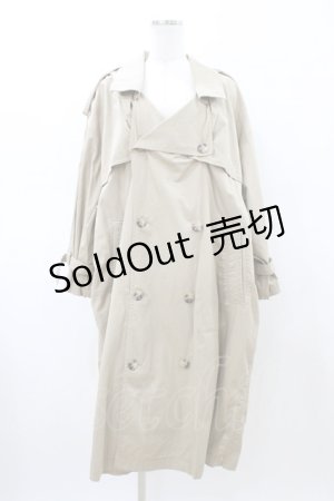 画像: RNA / ルーズロングトレンチ M ベージュ H-26-02-20-1048-PU-CO-KB-ZH