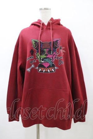 画像: NieR Clothing / プリントプルパーカー  ボルドー H-26-02-20-1050-PU-TO-KB-ZH