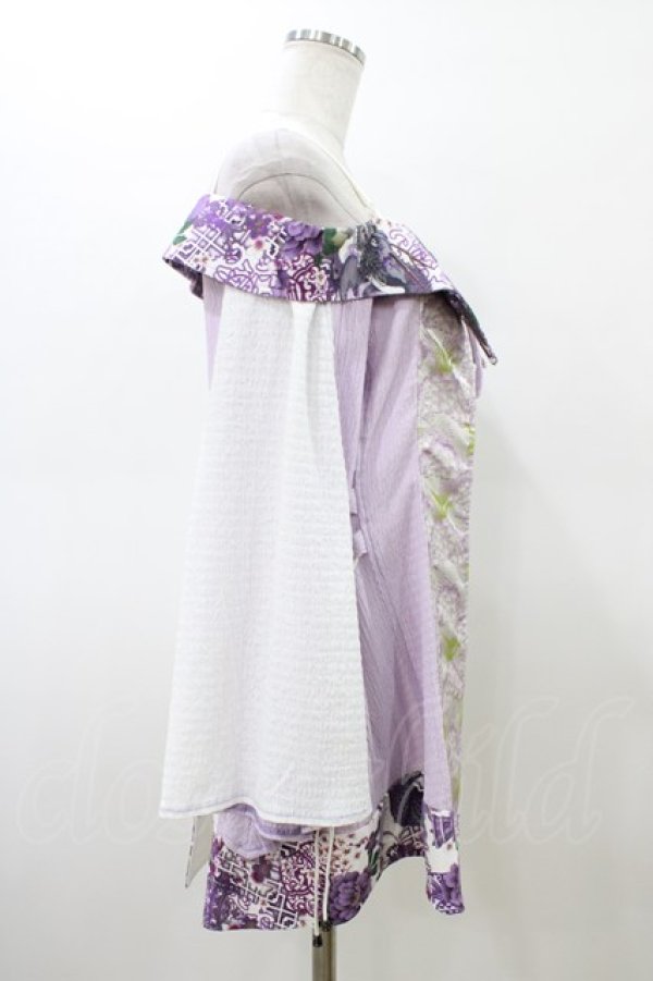 画像3: Qutie Frash / オフショルカーデ  パープル H-26-02-20-1015-QU-TO-KB-ZH (3)