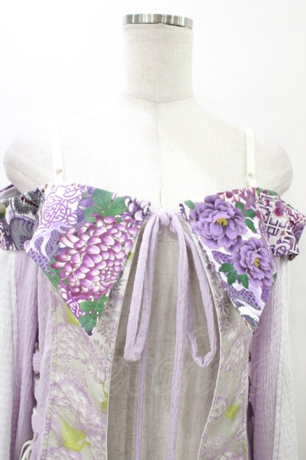 画像4: Qutie Frash / オフショルカーデ  パープル H-26-02-20-1015-QU-TO-KB-ZH (4)