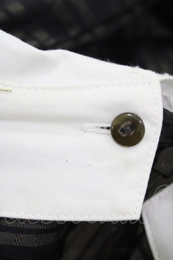 画像5: Jane Marple / Memory shadow check shirring dress  ブラック H-26-02-20-1016-JM-OP-KB-ZH (5)