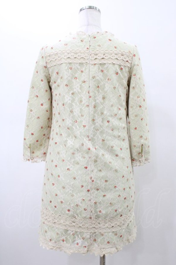 画像2: MILK / Rose teaドレス  グリーン H-26-02-20-1021-ML-OP-AK-ZH (2)