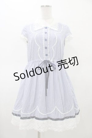 画像: MILK / マドレーヌドレス  ブルー H-26-02-20-1023-ML-OP-AK-ZH