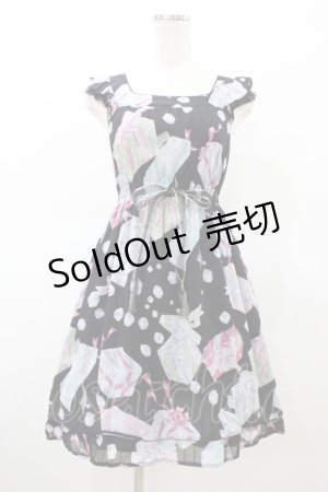 画像: MILK / ICEプレゼントドレス  ブラック H-26-02-20-1026-ML-OP-AK-ZH