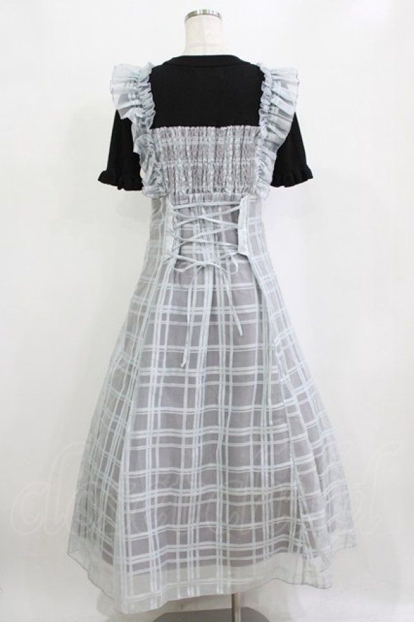 画像3: REDYAZEL / ショルダーフリルドッキングワンピース Free ブラック H-26-02-20-005-LO-OP-NS-ZH (3)