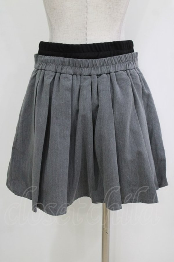画像3: REDYAZEL / プリーツスカート Free グレー H-26-02-20-048-LO-SK-NS-ZH (3)