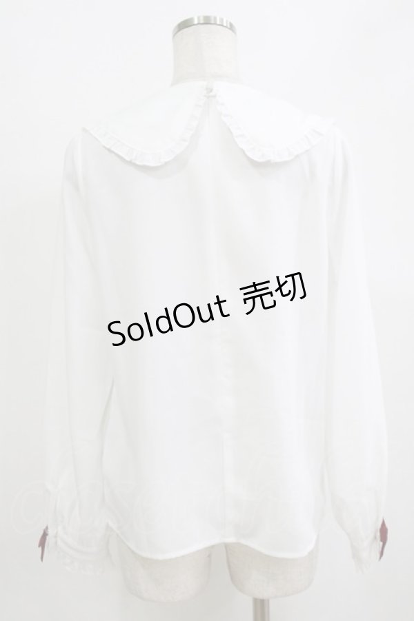 画像3: Amavel / Holy Night Bearリボンブラウス Free オフ H-26-02-20-050-CA-BL-NS-ZH (3)