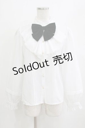 画像: Amavel / Velvet Ribbonラッフルブラウス Free オフ/グリーン H-26-02-20-051-CA-BL-NS-ZH