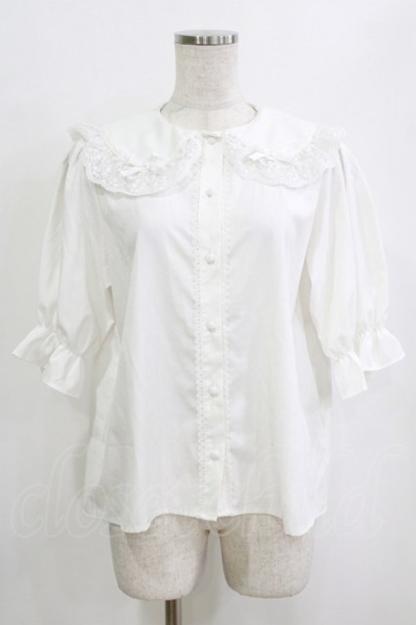 画像1: Alice Mashiro / うさ耳ブラウス M オフ H-26-02-20-052-PU-BL-NS-ZH (1)