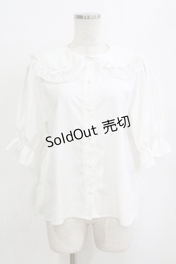 画像1: Alice Mashiro / うさ耳ブラウス M オフ H-26-02-20-052-PU-BL-NS-ZH (1)