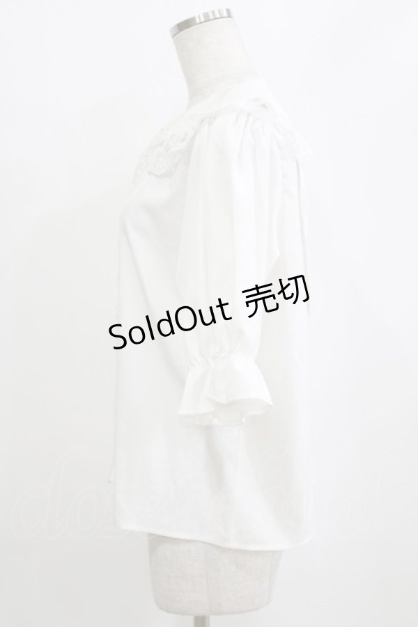 画像2: Alice Mashiro / うさ耳ブラウス M オフ H-26-02-20-052-PU-BL-NS-ZH (2)