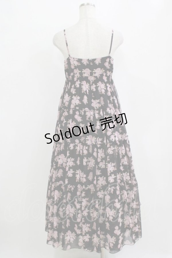 画像3: JESUS DIAMANTE / ディアマンテカリブマキシ 38 秋ぼかし薔薇ブラック H-26-02-20-006-JE-OP-NS-ZH (3)