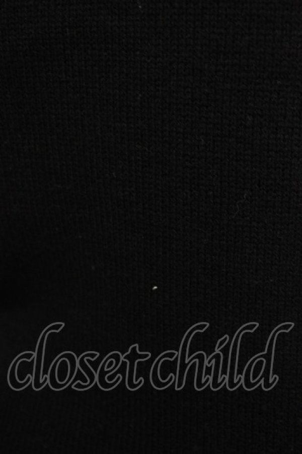 画像4: JESUS DIAMANTE / レース襟カーディガン Free ブラック H-26-02-20-054-JE-TO-NS-ZH (4)