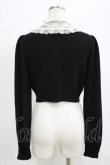 画像3: JESUS DIAMANTE / レース襟カーディガン 40 ブラック H-26-02-20-056-JE-TO-NS-ZH (3)