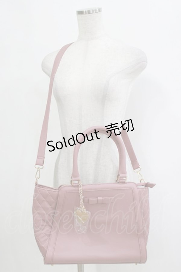 画像1: m petit by misako / サンリオコラボ AMキルティング2WAYバッグ  ピンク H-26-02-20-061-LO-BG-NS-ZH (1)