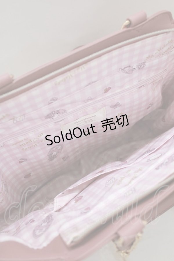 画像3: m petit by misako / サンリオコラボ AMキルティング2WAYバッグ  ピンク H-26-02-20-061-LO-BG-NS-ZH (3)