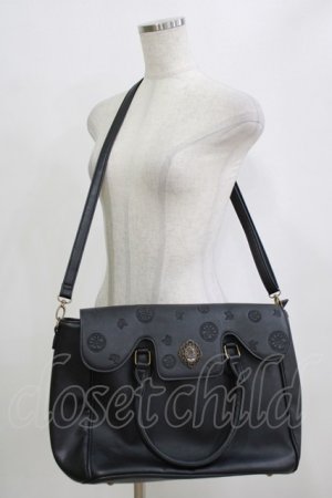 画像: ALICE and the PIRATES / A/P魔法陣ボストンBag  ブラック H-26-02-20-062-PA-BG-NS-ZH