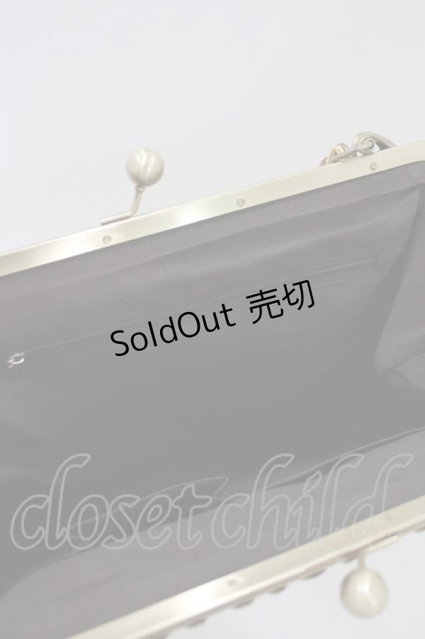 画像4: Amavel / オリジナルチャーム付がま口バッグ  アイボリー H-26-02-20-065-CA-BG-NS-ZH (4)