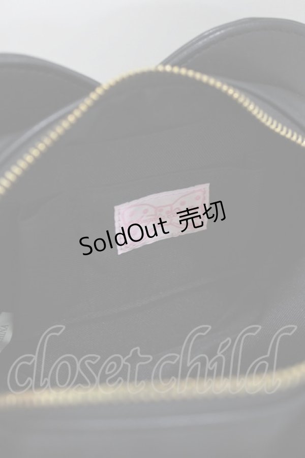 画像3: Angelic Pretty / Cross Heartショルダーバッグ  ブラック H-26-02-20-067-AP-BG-NS-ZH (3)