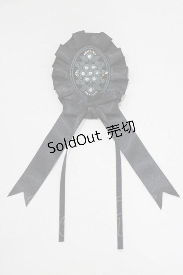 画像1: Atelier Beatrice / クリップブローチ  ブラック H-26-02-20-070-GO-AC-NS-ZH (1)