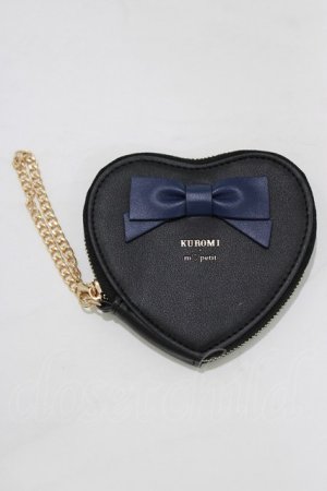 画像: m petit by misako / サンリオキャラクターズ クロミ コインケース  ブラック H-26-02-20-073-LO-ZA-NS-ZH