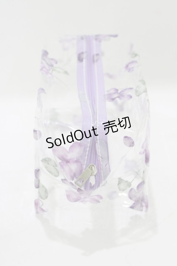 画像2: axes femme / クリアポーチ  ラベンダー H-26-02-20-079-AX-ZA-NS-ZH (2)