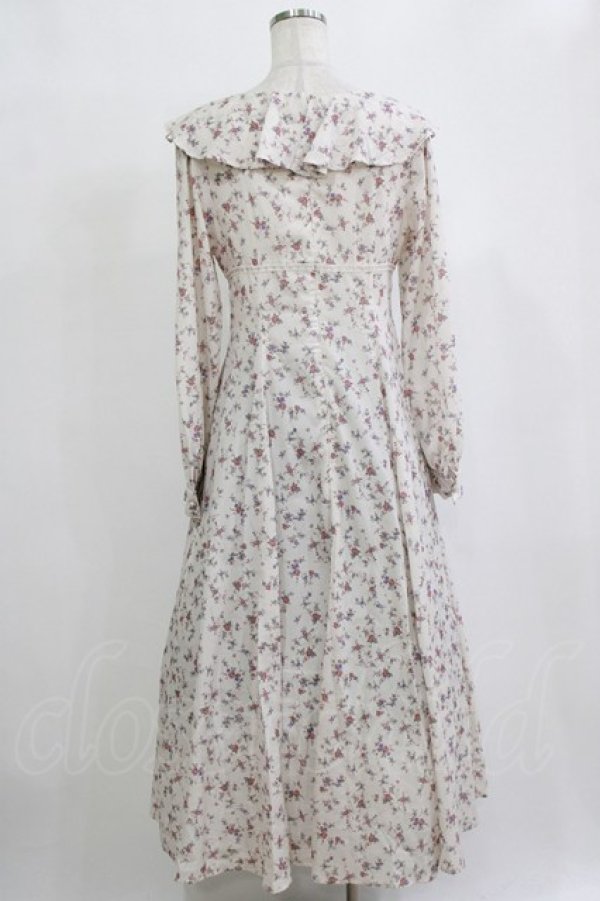 画像3: Ank Rouge / 花柄ロングワンピース M アイボリー H-26-02-20-008-CA-OP-NS-ZH (3)