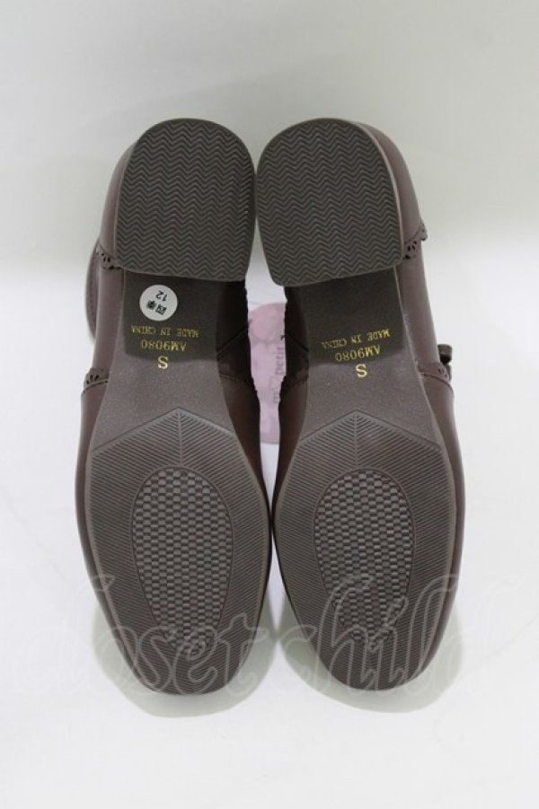 画像4: m petit by misako / TT*AMPUリボンSBT S ブラウン H-26-02-20-082-LO-SH-NS-ZH (4)