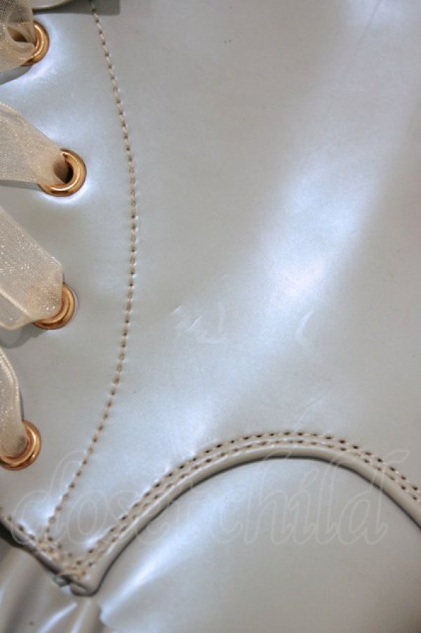 画像5: 母家（海外ロリータブランド） / ショートブーツ 22.5cm ブルー H-26-02-20-083-PU-BG-NS-ZH (5)